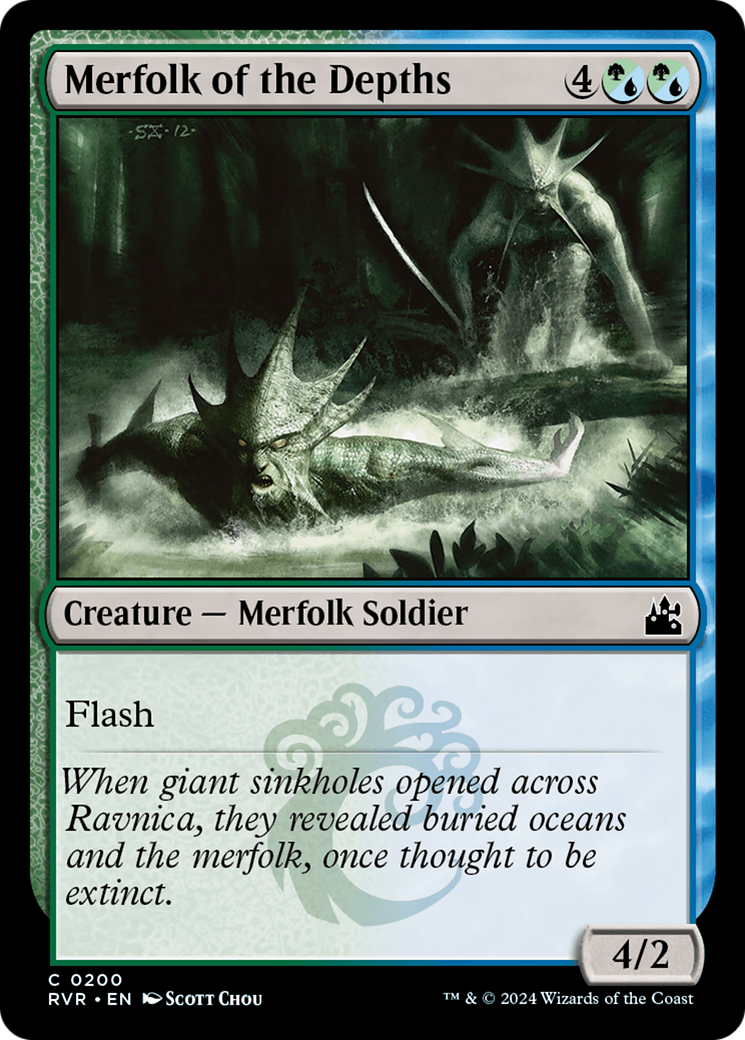 Merfolk of the Depths [Ravnica Remastered] | Nerdhalla Games