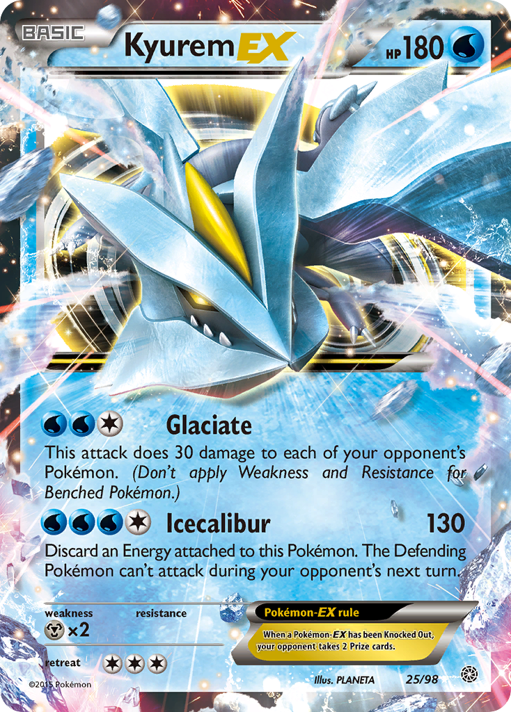 Kyurem EX (25/98) [XY: Ancient Origins] | Nerdhalla Games