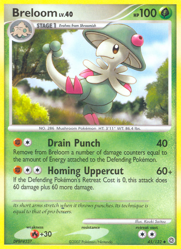 Breloom (45/132) [Diamond & Pearl: Secret Wonders] | Nerdhalla Games