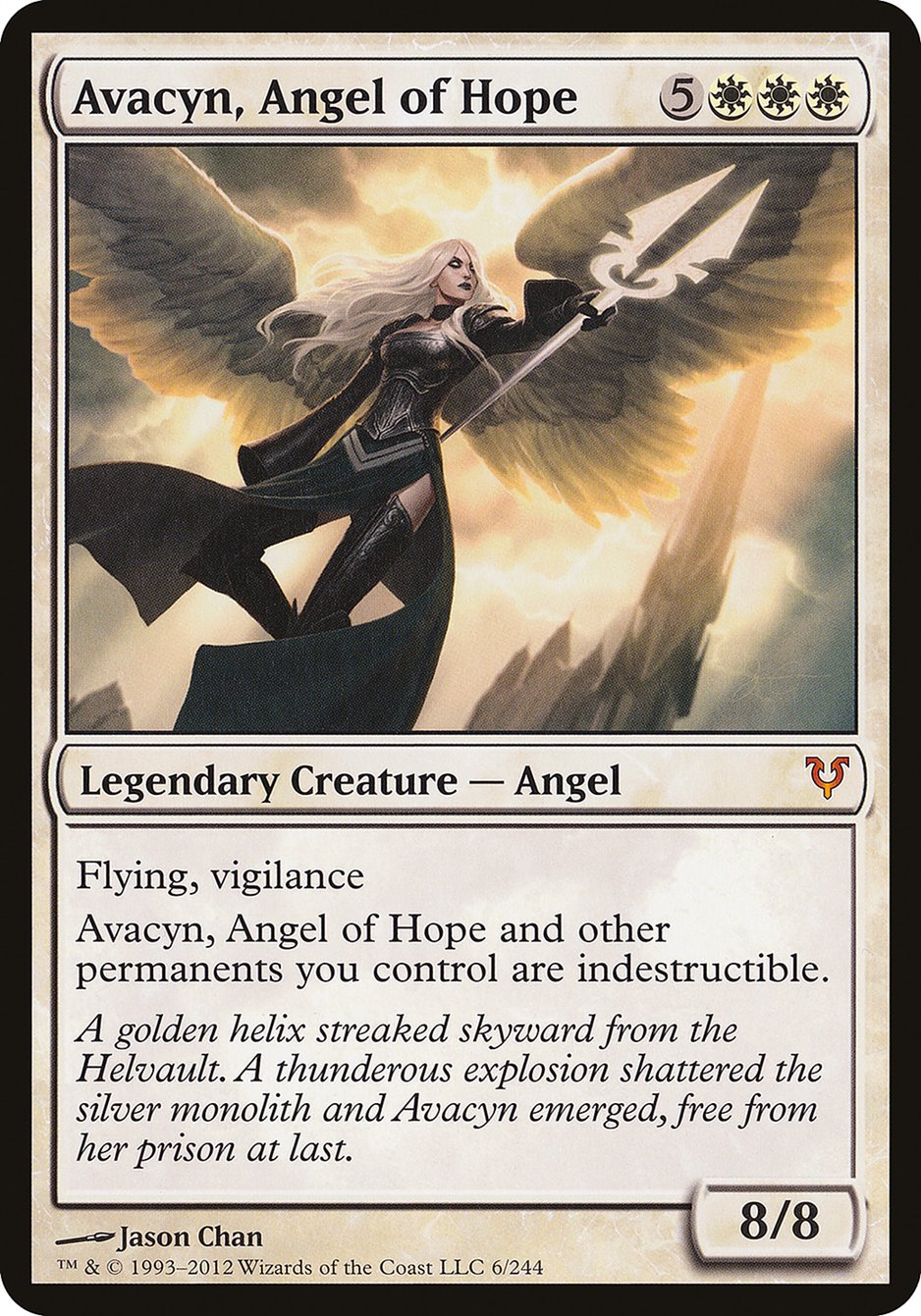 Avacyn, Angel of Hope (Oversized) [Open the Helvault] | Nerdhalla Games