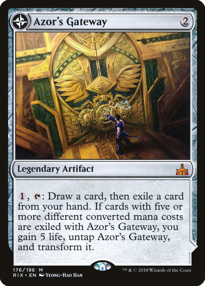 Azor's Gateway // Sanctum of the Sun [Rivals of Ixalan] | Nerdhalla Games