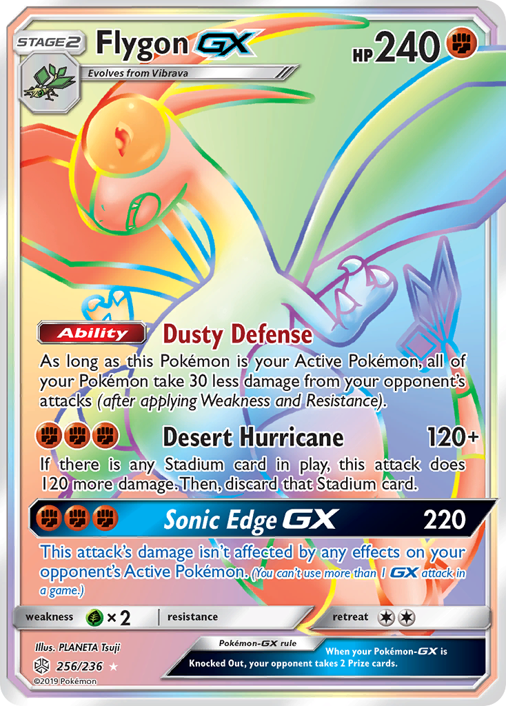 Flygon GX (256/236) [Sun & Moon: Cosmic Eclipse] | Nerdhalla Games