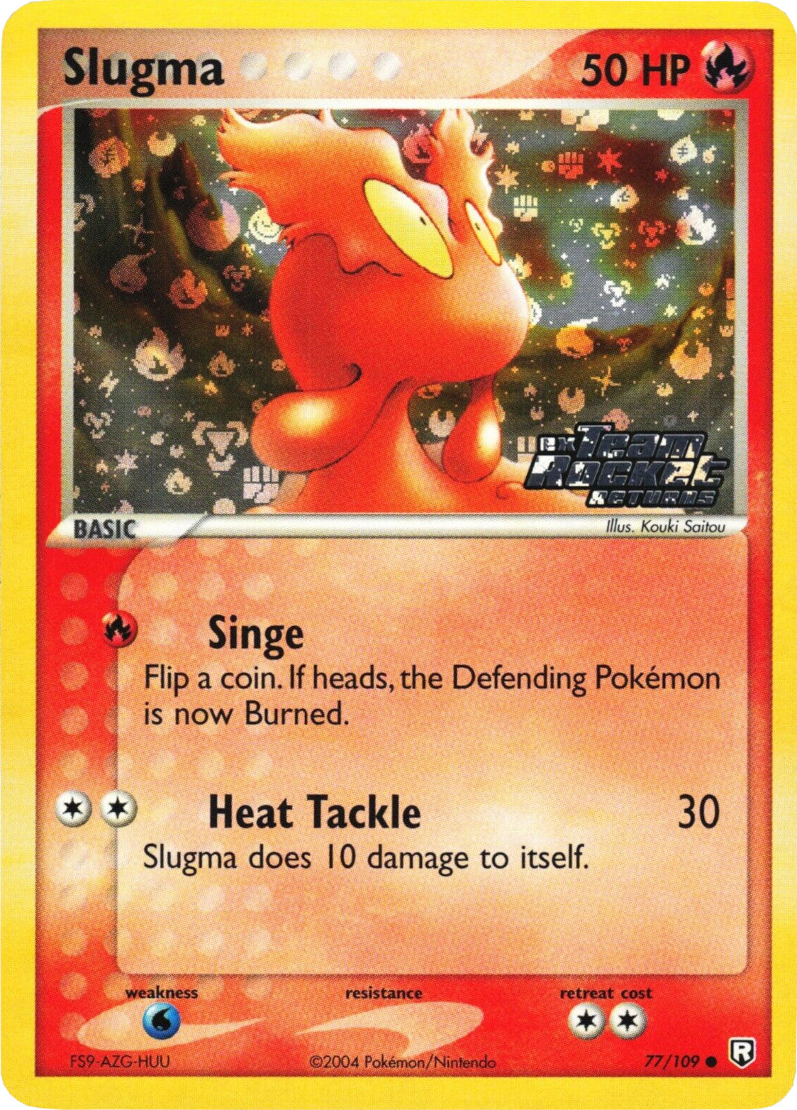 Slugma (77/109) (Stamped) [EX: Team Rocket Returns] | Nerdhalla Games