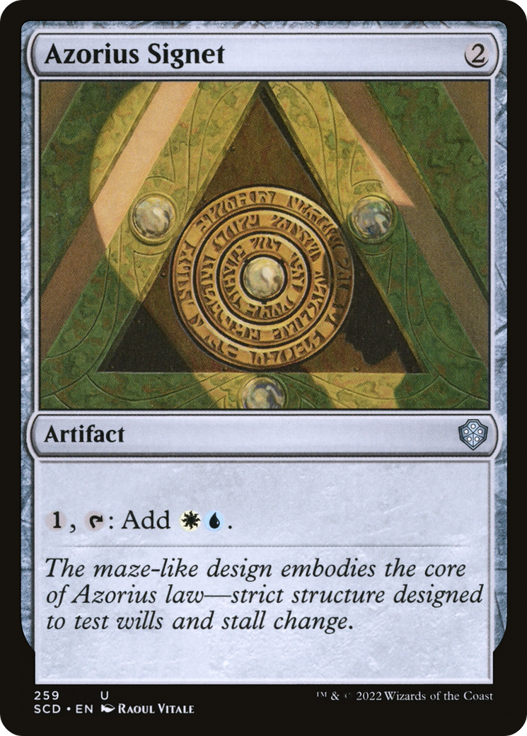 Azorius Signet [Starter Commander Decks] | Nerdhalla Games