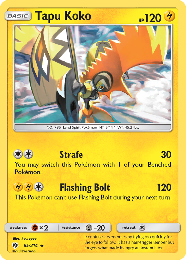 Tapu Koko (85/214) [Sun & Moon: Lost Thunder] | Nerdhalla Games