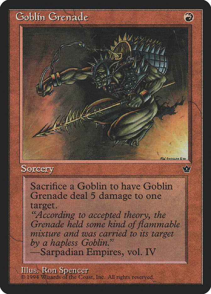 Goblin Grenade (Ron Spencer) [Fallen Empires] | Nerdhalla Games