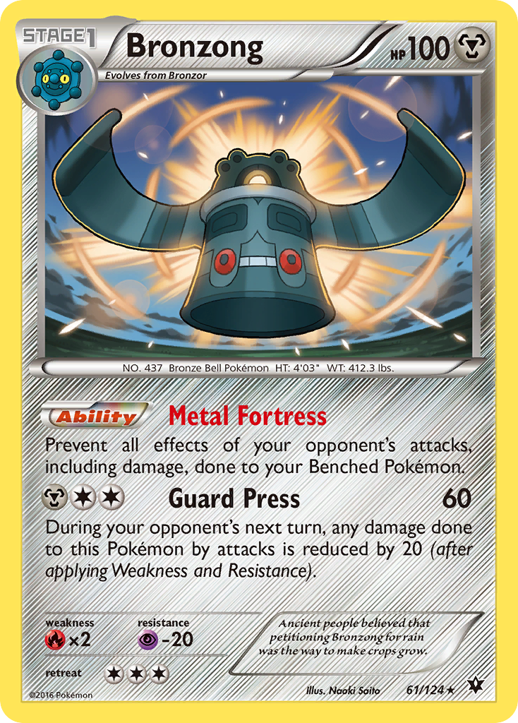 Bronzong (61/124) [XY: Fates Collide] | Nerdhalla Games