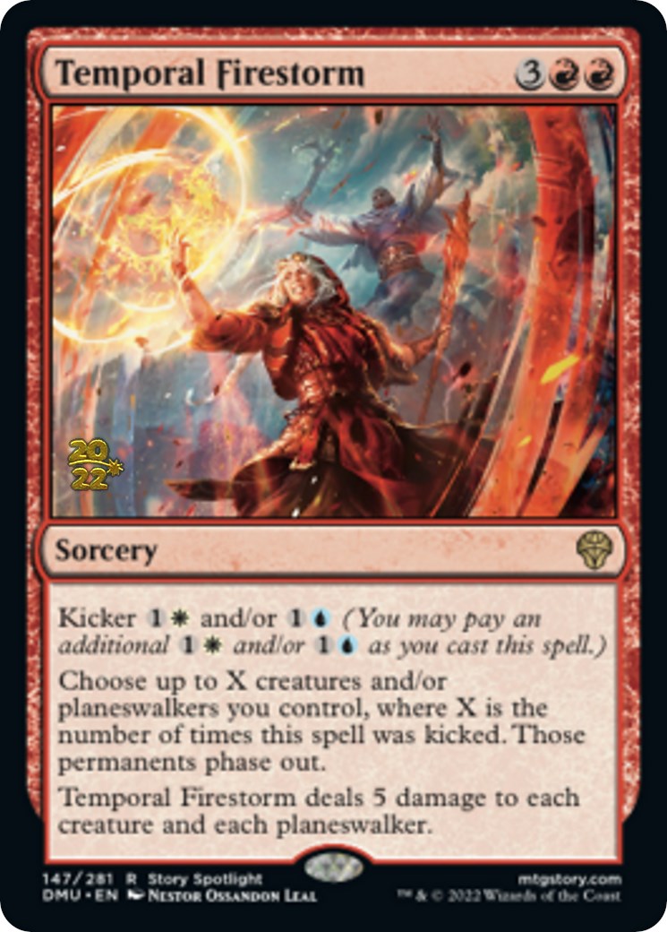 Temporal Firestorm [Dominaria United Prerelease Promos] | Nerdhalla Games