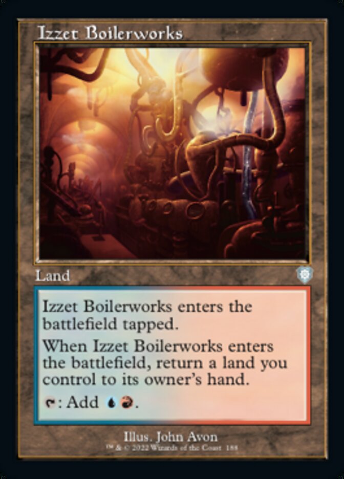 Izzet Boilerworks (Retro) [The Brothers' War Commander] | Nerdhalla Games