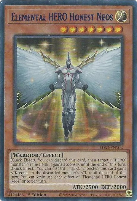 Elemental HERO Honest Neos (Blue) [LDS3-EN102] Ultra Rare | Nerdhalla Games