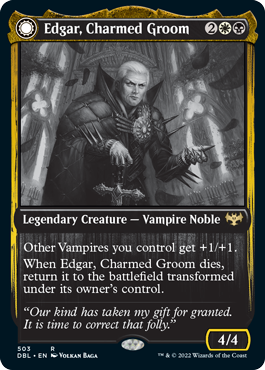 Edgar, Charmed Groom // Edgar Markov's Coffin [Innistrad: Double Feature] | Nerdhalla Games