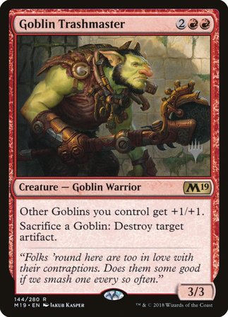 Goblin Trashmaster [Core Set 2019 Promos] | Nerdhalla Games