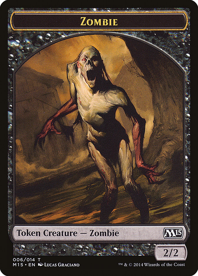 Zombie [Magic 2015 Tokens] | Nerdhalla Games