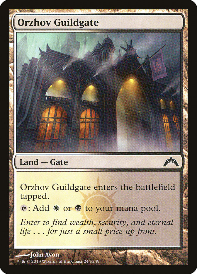 Orzhov Guildgate [Gatecrash] | Nerdhalla Games