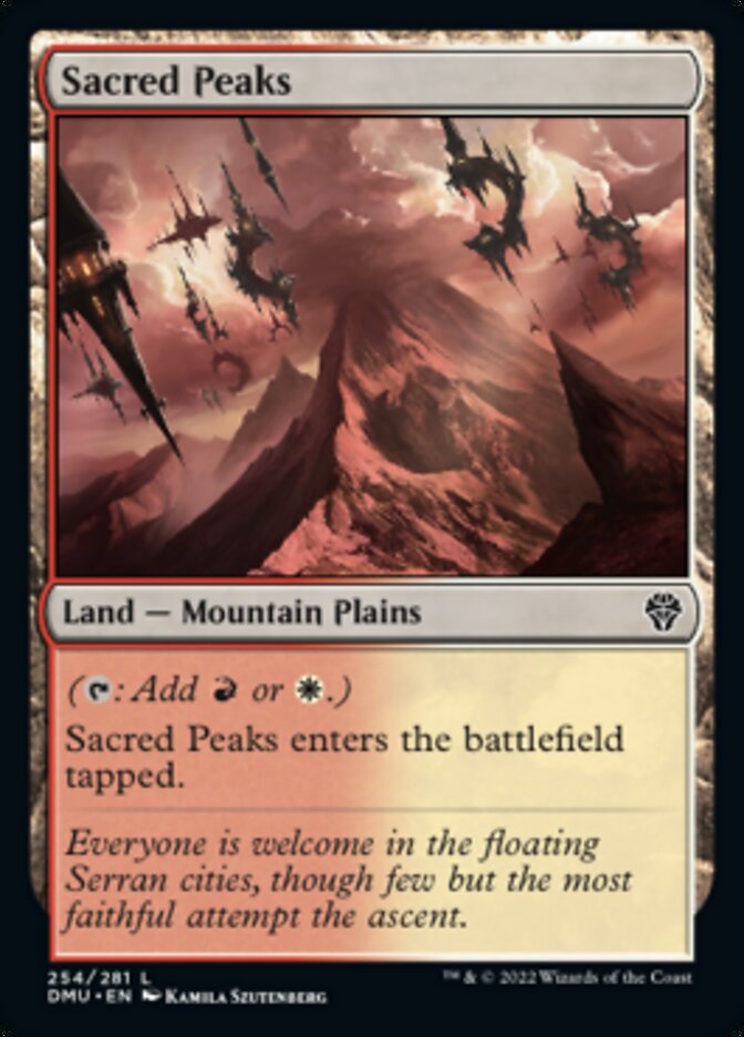 Sacred Peaks [Dominaria United] | Nerdhalla Games