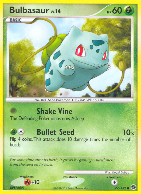 Bulbasaur (77/132) [Diamond & Pearl: Secret Wonders] | Nerdhalla Games