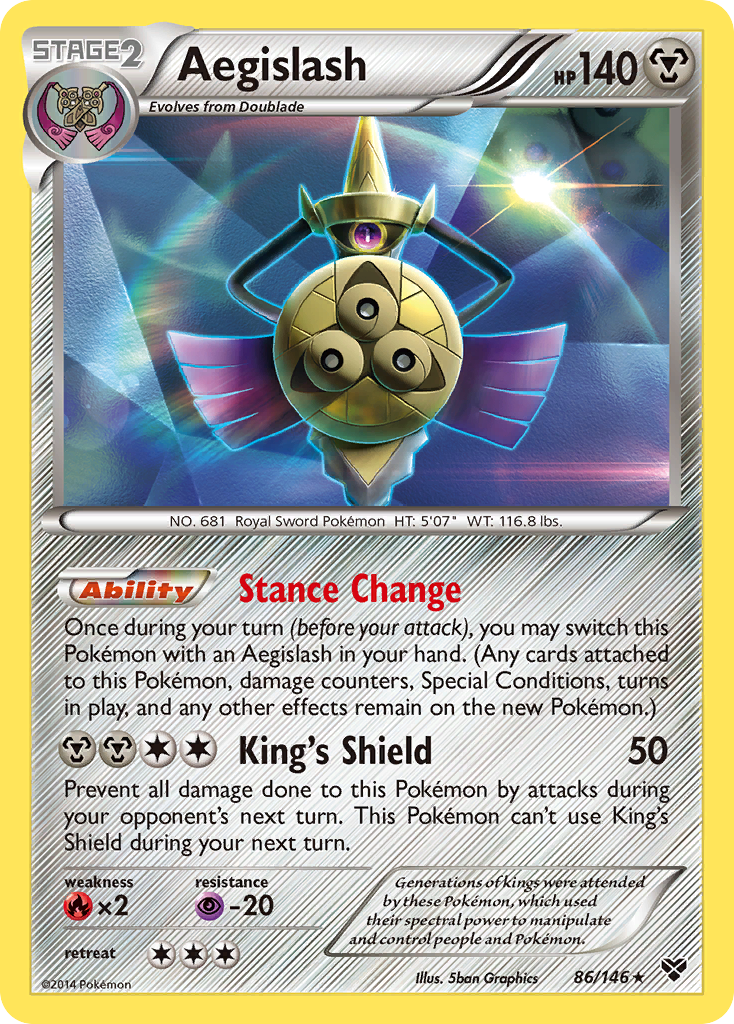 Aegislash (86/146) [XY: Base Set] | Nerdhalla Games