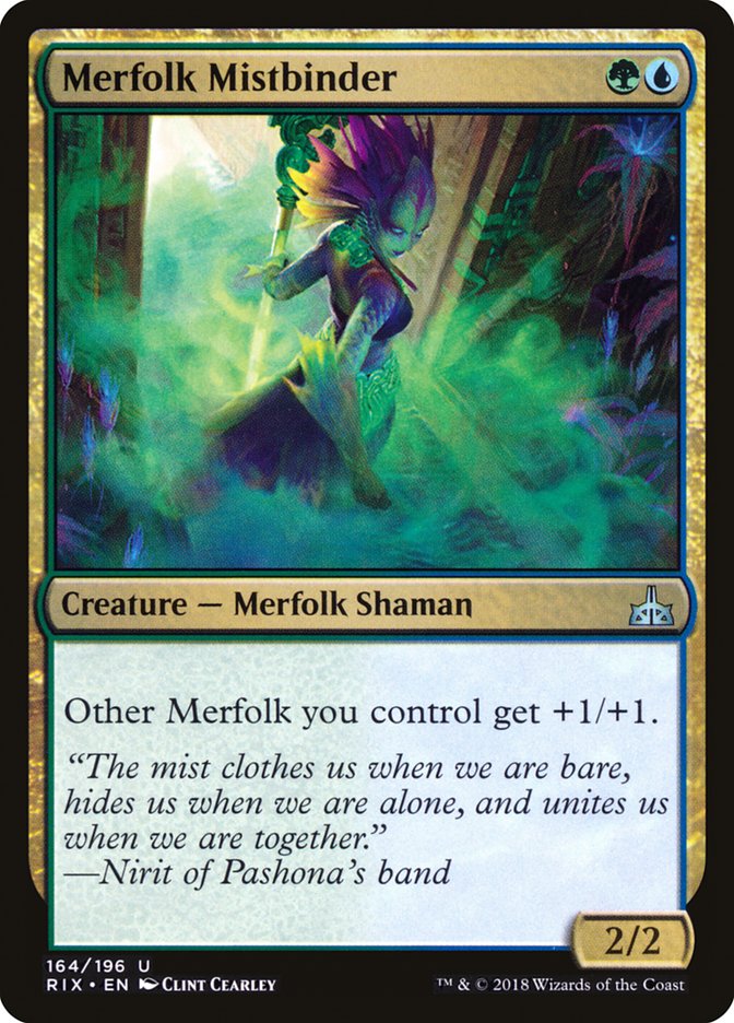 Merfolk Mistbinder [Rivals of Ixalan] | Nerdhalla Games