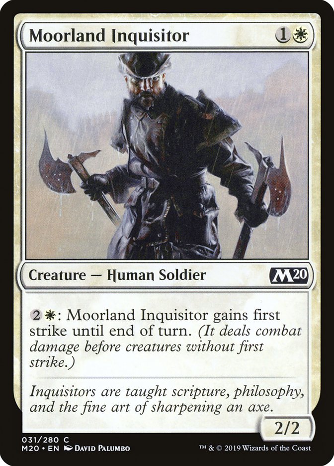 Moorland Inquisitor [Core Set 2020] | Nerdhalla Games