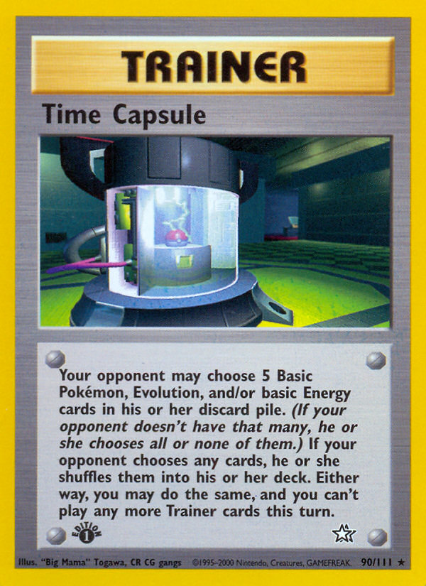 Time Capsule (90/111) [Neo Genesis 1st Edition] | Nerdhalla Games