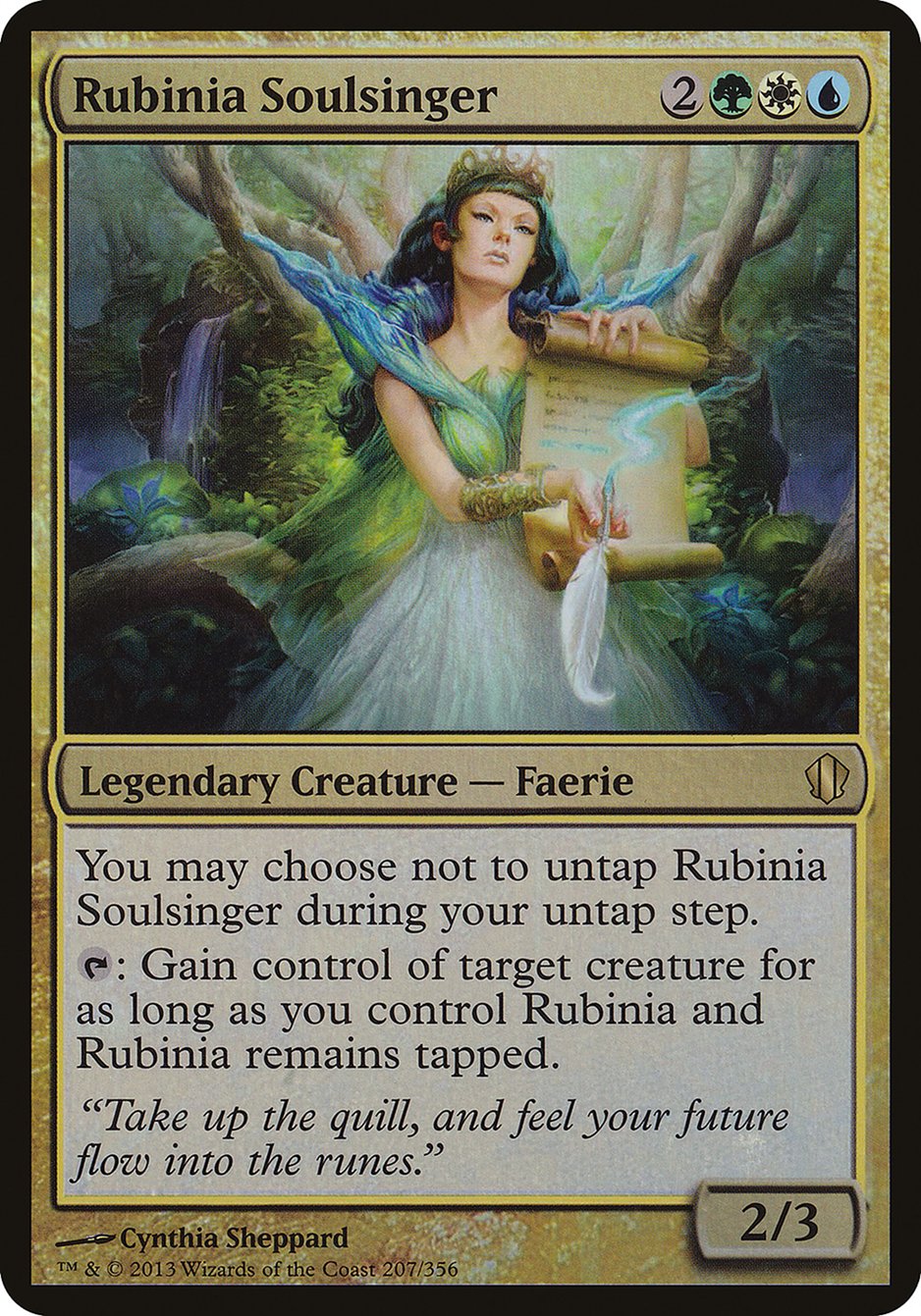 Rubinia Soulsinger (Oversized) [Commander 2013 Oversized] | Nerdhalla Games