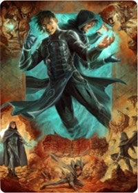 Jace, Mirror Mage 2 Art Card [Zendikar Rising Art Series] | Nerdhalla Games