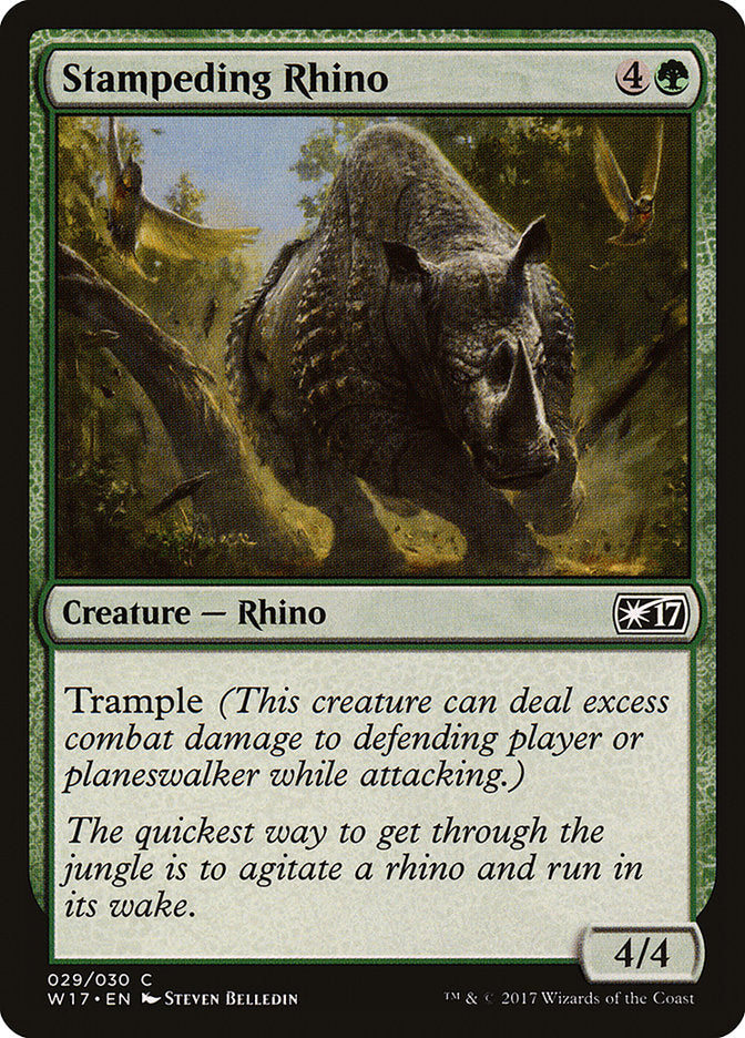 Stampeding Rhino [Welcome Deck 2017] | Nerdhalla Games