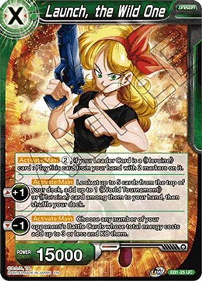 Launch, the Wild One (EB1-25) [Battle Evolution Booster] | Nerdhalla Games