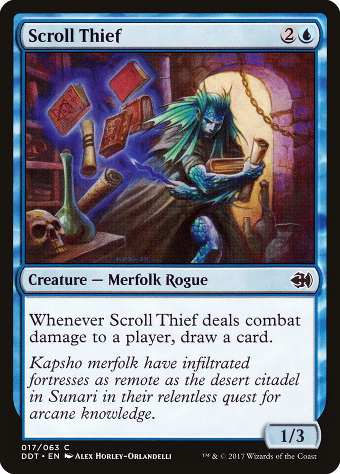 Scroll Thief [Duel Decks: Merfolk vs. Goblins] | Nerdhalla Games