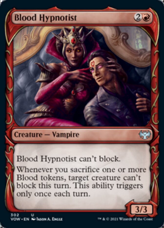 Blood Hypnotist (Showcase Fang Frame) [Innistrad: Crimson Vow] | Nerdhalla Games