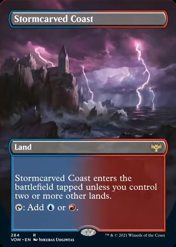 Stormcarved Coast (Borderless) [Innistrad: Crimson Vow] | Nerdhalla Games