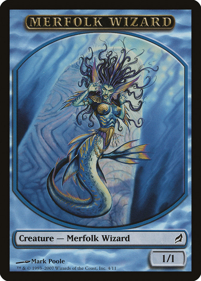 Merfolk Wizard [Lorwyn Tokens] | Nerdhalla Games