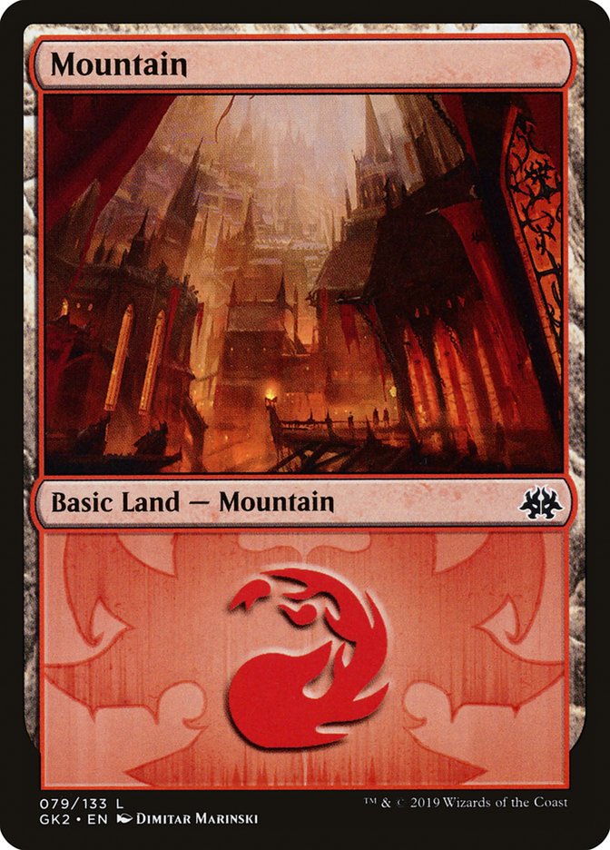 Mountain (79) [Ravnica Allegiance Guild Kit] | Nerdhalla Games