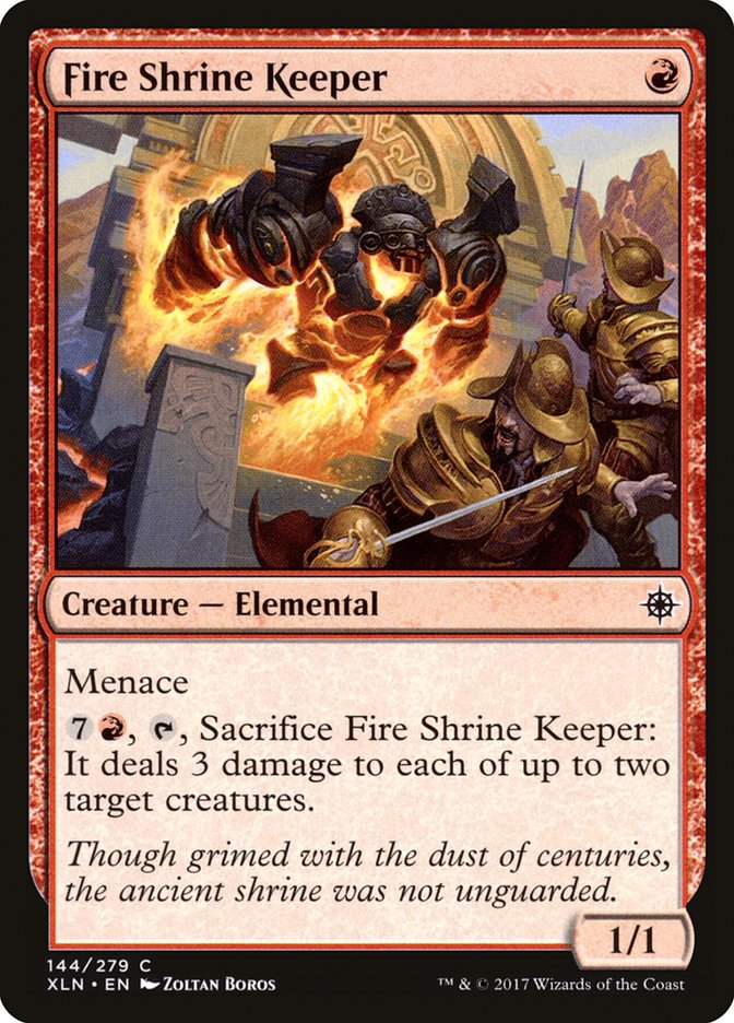 Fire Shrine Keeper [Ixalan] | Nerdhalla Games