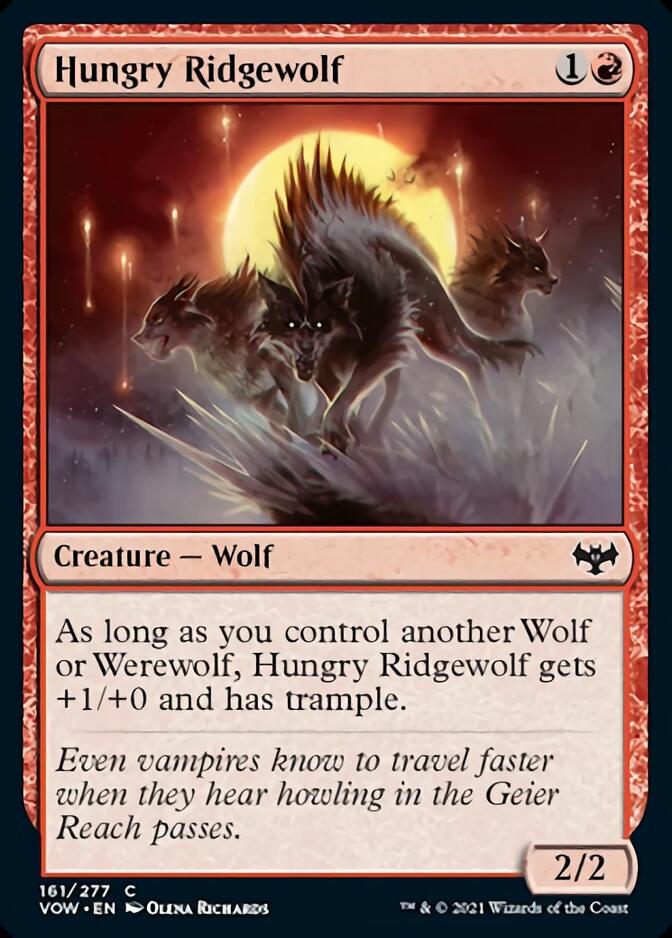 Hungry Ridgewolf [Innistrad: Crimson Vow] | Nerdhalla Games