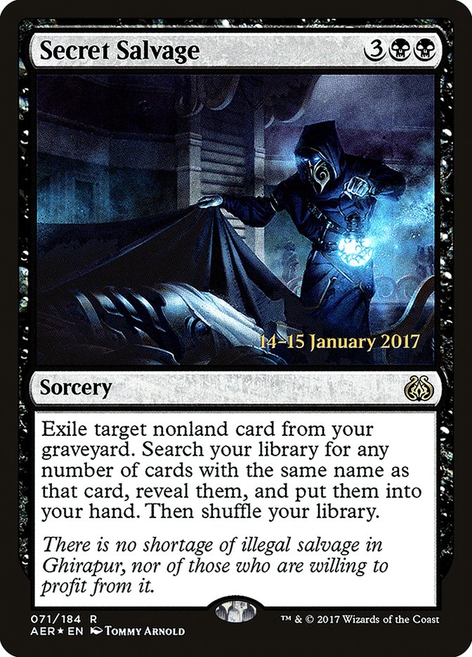 Secret Salvage  [Aether Revolt Prerelease Promos] | Nerdhalla Games