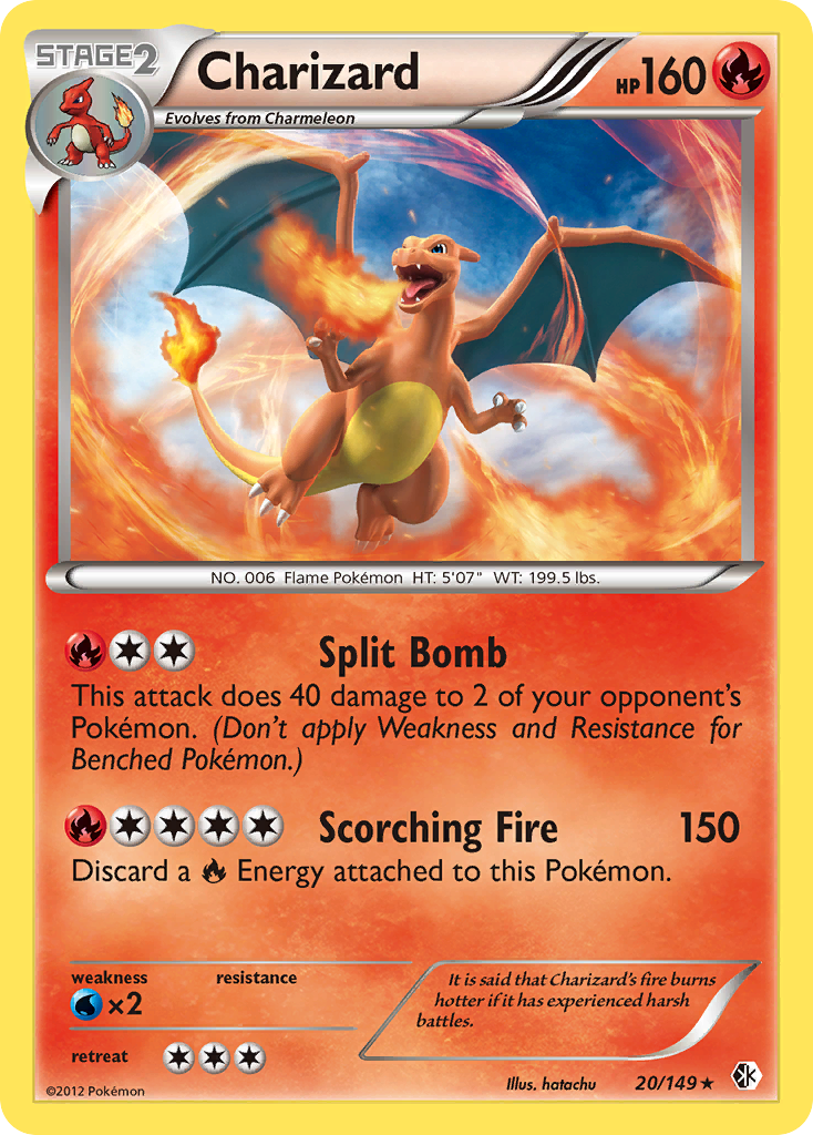 Charizard (20/149) [Black & White: Boundaries Crossed] | Nerdhalla Games