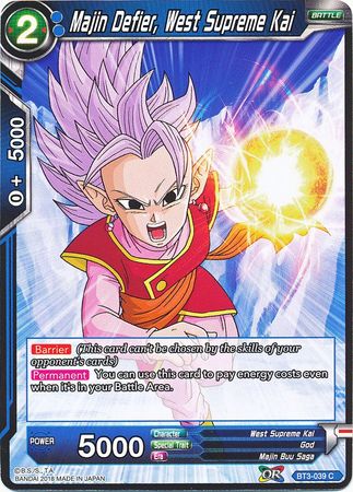 Majin Defier, West Supreme Kai [BT3-039] | Nerdhalla Games