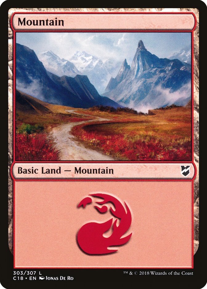 Mountain (303) [Commander 2018] | Nerdhalla Games