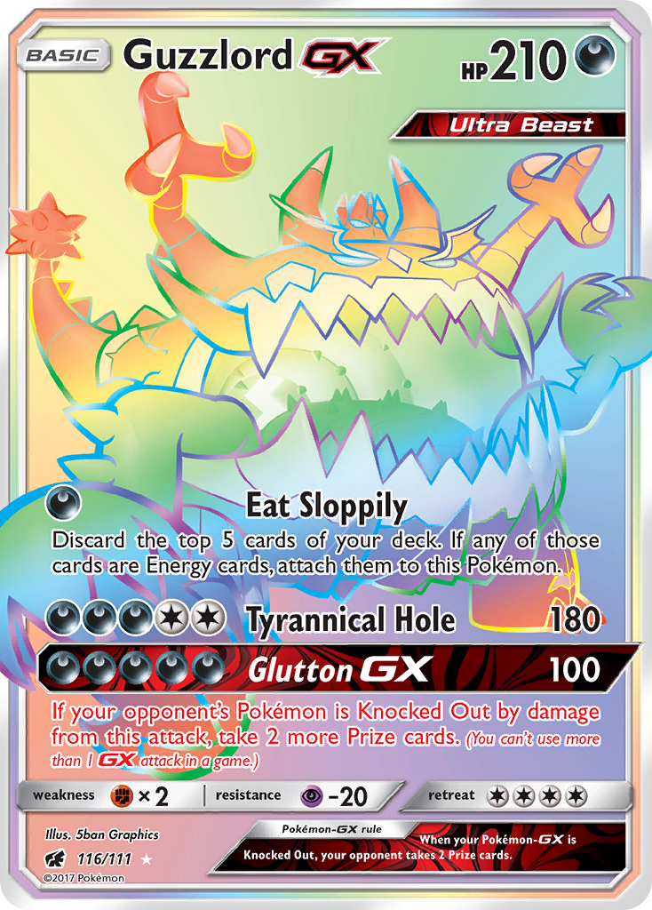 Guzzlord GX (116/111) [Sun & Moon: Crimson Invasion] | Nerdhalla Games