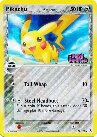 Pikachu (79/110) (Delta Species) (Stamped) [EX: Holon Phantoms] | Nerdhalla Games