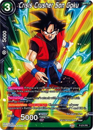 Crisis Crusher Son Goku (Alternate Art) [P-074] | Nerdhalla Games