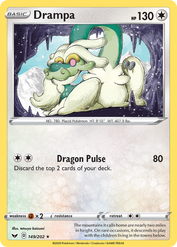 Drampa (149/202) [Sword & Shield: Base Set] | Nerdhalla Games