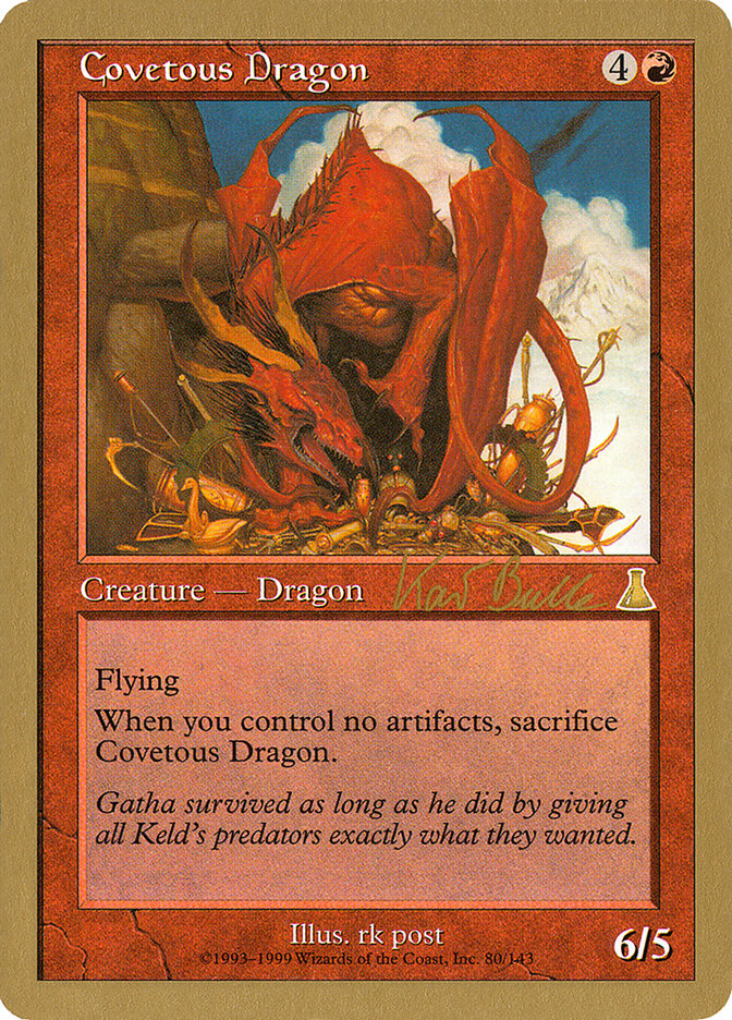 Covetous Dragon (Kai Budde) [World Championship Decks 1999] | Nerdhalla Games