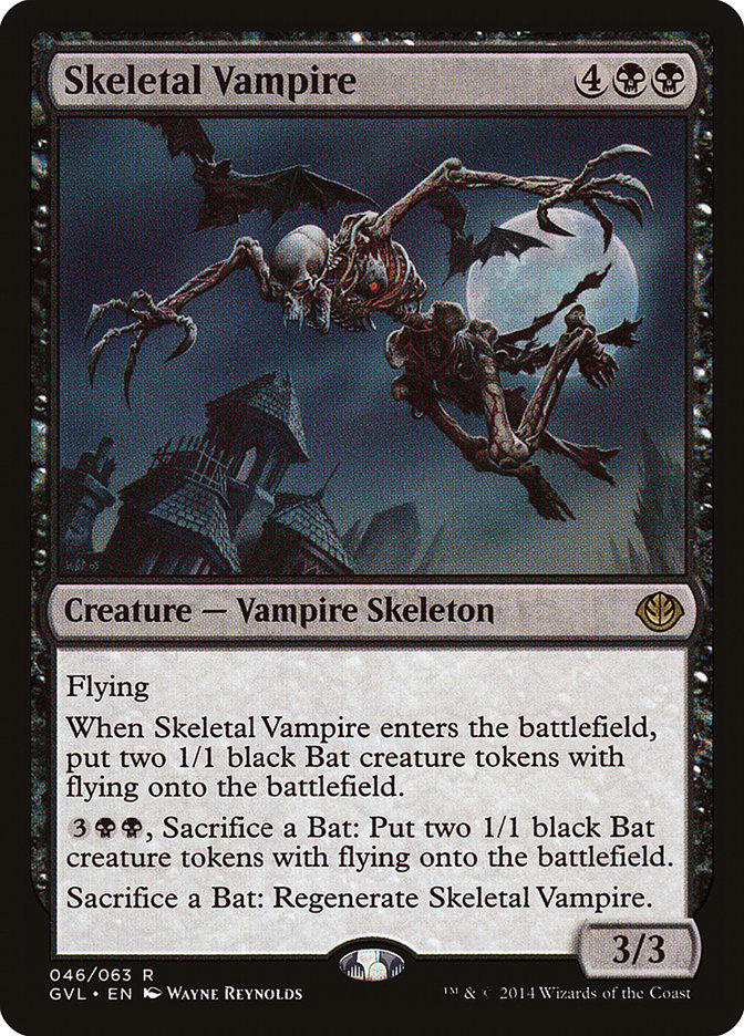 Skeletal Vampire (Garruk vs. Liliana) [Duel Decks Anthology] | Nerdhalla Games