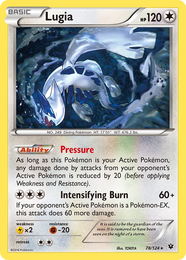 Lugia (78/124) (Theme Deck Exclusive) [XY: Fates Collide] | Nerdhalla Games