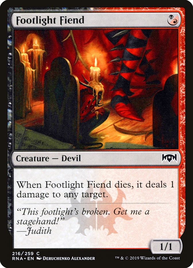 Footlight Fiend [Ravnica Allegiance] | Nerdhalla Games