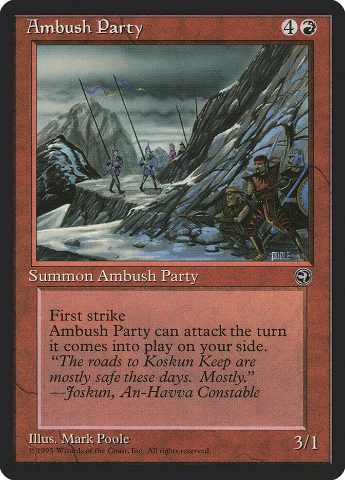 Ambush Party (Joskun Flavor Text) [Homelands] | Nerdhalla Games