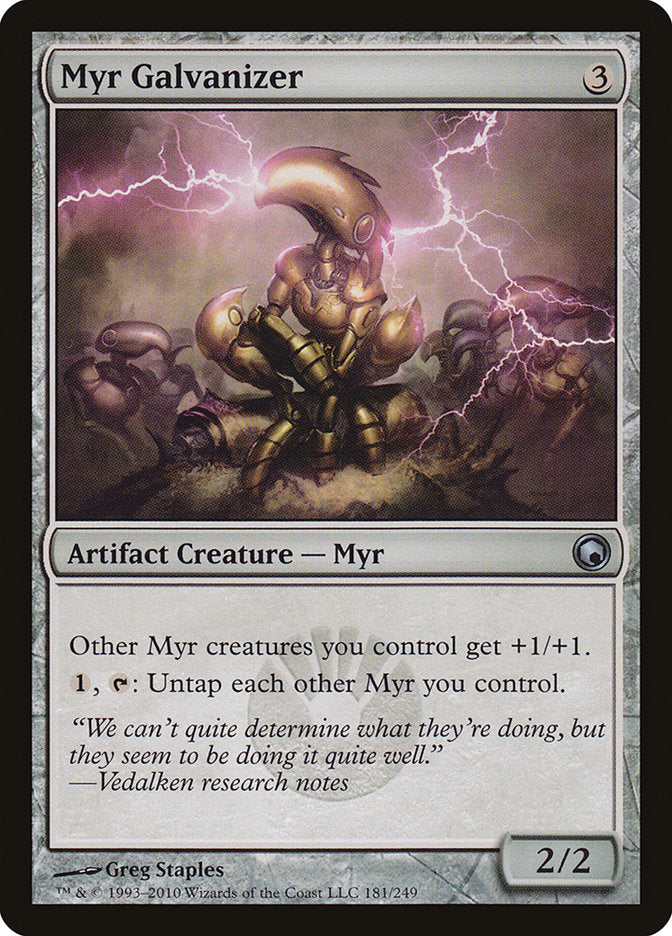 Myr Galvanizer [Scars of Mirrodin] | Nerdhalla Games