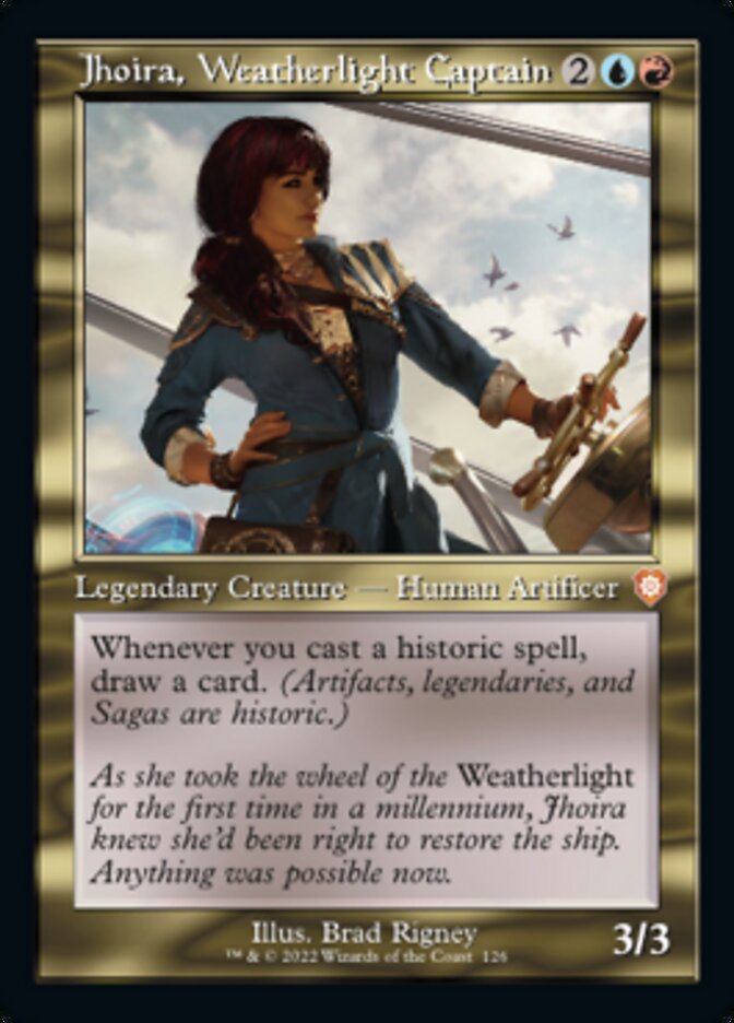 Jhoira, Weatherlight Captain (Retro) [The Brothers' War Commander] | Nerdhalla Games